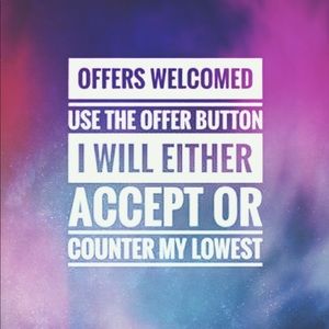 Reasonable offers accepted- unless priced Firm